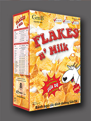 Ngũ cốc ăn sáng & Sữa Dê (Flake & milk gold)